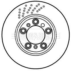 BORG & BECK Тормозной диск BBD6046S